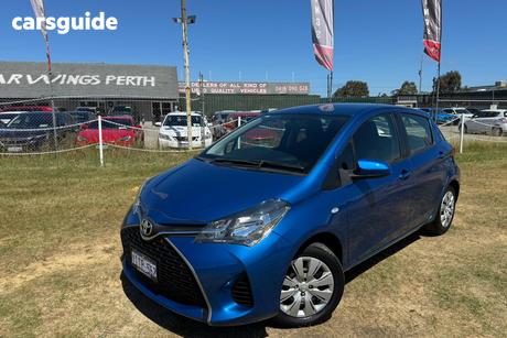 Blue 2016 Toyota Yaris Hatchback Ascent