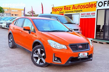 Orange 2016 Subaru XV Wagon Eyesight Hybrid 2.0I (Hybrid)