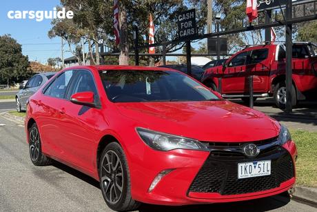 Red 2017 Toyota Camry Sedan Atara Sx