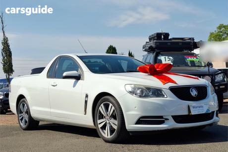 White 2017 Holden UTE Utility