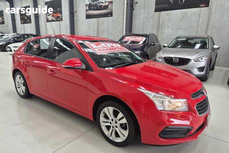Red 2015 Holden Cruze Hatchback Equipe