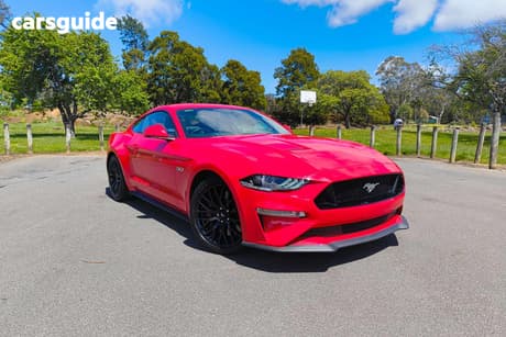 Red 2019 Ford Mustang Coupe Fastback Gt 5.0 V8