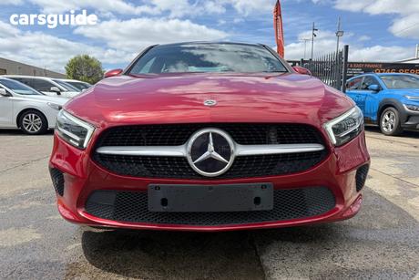 Red 2022 Mercedes-Benz A180 Sedan