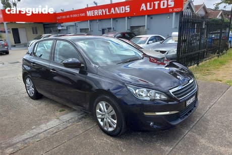 Blue 2014 Peugeot 308 Hatchback Active