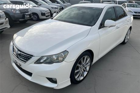 White 2011 Toyota Mark X Sedan PREMIUM L