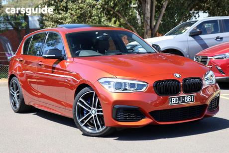 Orange 2018 BMW M140I Hatchback