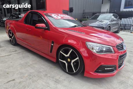 Red 2013 Holden UTE Utility Sv6