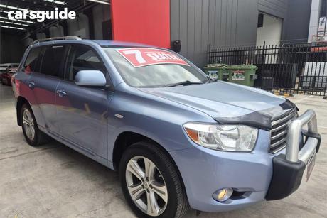 Blue 2007 Toyota Kluger Wagon Kx-S (Fwd)