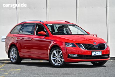 Red 2019 Skoda Octavia Wagon 110 Tsi Sport