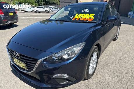 Blue 2014 Mazda 3 Hatchback Touring