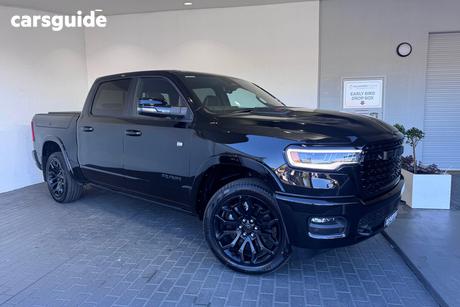 Black 2025 RAM 1500 Crew Cab Utility Limited Rambox Ho Hurricane