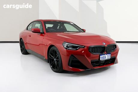 Red 2023 BMW 220I Coupe M Sport