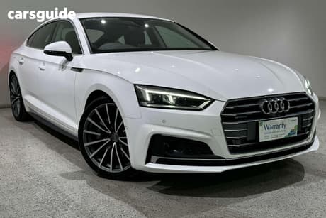 White 2019 Audi A5 Sportback 45 Tfsi Quattro S Tronic Sport