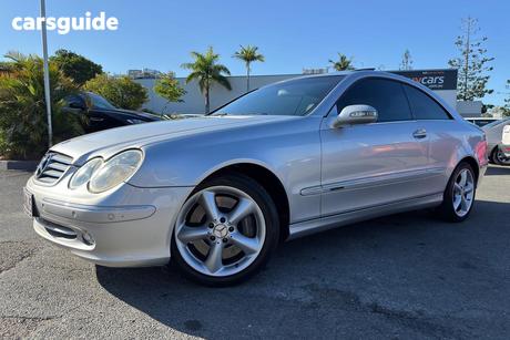 Silver 2003 Mercedes-Benz CLK500 Coupe Avantgarde