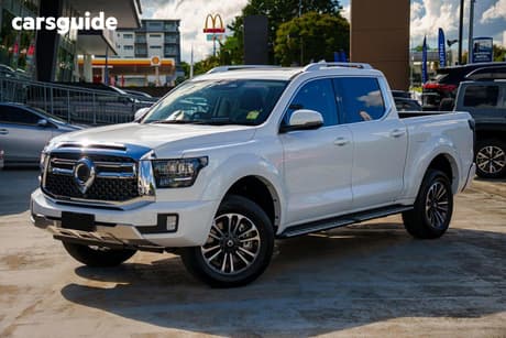 White 2025 GWM Cannon Alpha Dual Cab Utility Ultra (4X4)