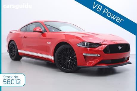 Red 2020 Ford Mustang Fastback Gt 5.0 V8