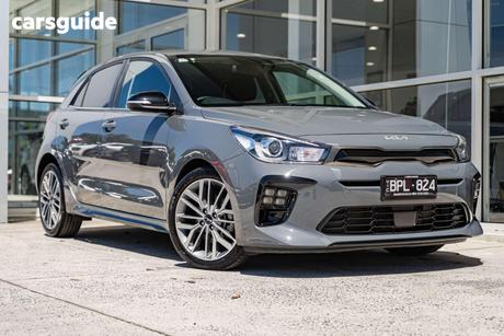 Grey 2021 Kia RIO Hatchback Gt-Line