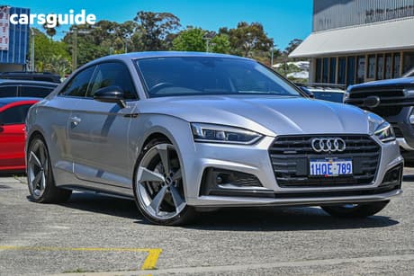 Silver 2019 Audi A5 Coupe 45 Tfsi Quattro S Tronic Sport