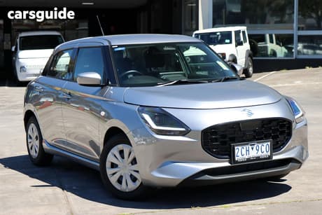 Silver 2024 Suzuki Swift Hatchback Hybrid