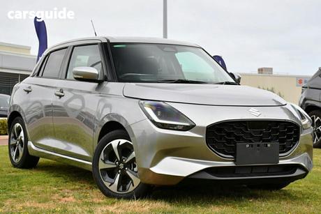 Silver 2025 Suzuki Swift Hatchback Hybrid Glx