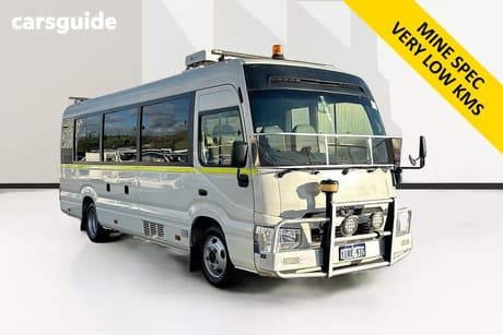 White 2019 Toyota Coaster Bus Standard (Lwb)