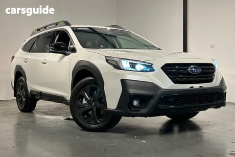 White 2022 Subaru Outback Wagon Awd Sport