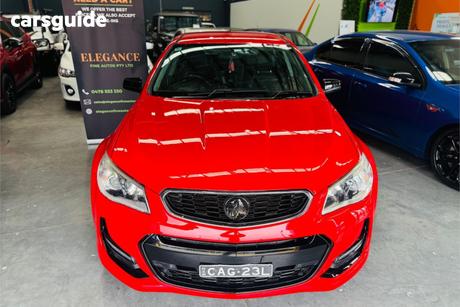 Red 2017 Holden Commodore Sportswagon Sv6