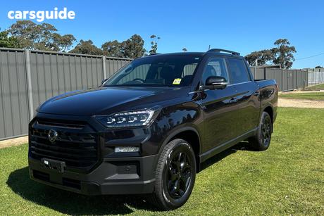 Black 2025 Kgm Musso Crew Cab Pickup Ultimate