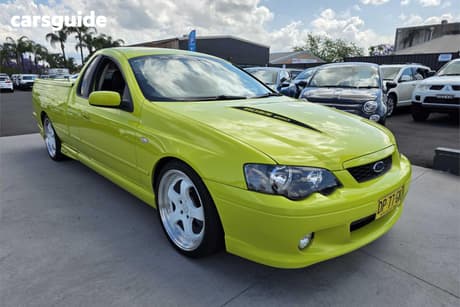 Green 2004 Ford Falcon Ute Ute Tray XR8 R