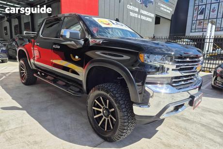 Black 2021 Chevrolet Silverado Crew Cab Utility 1500 Ltz Premium Tech Pack