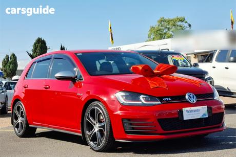 Red 2013 Volkswagen Golf Hatchback Gti