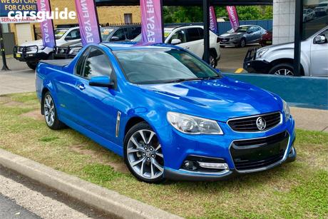 Blue 2013 Holden UTE Utility Ss-V