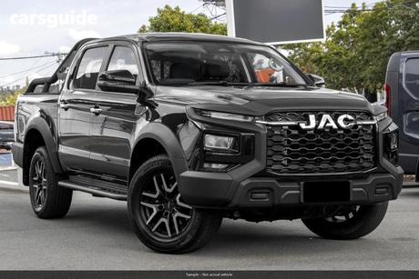 Black 2025 JAC T9 UTE Dual Cab Pick-up Oasis (4X4)