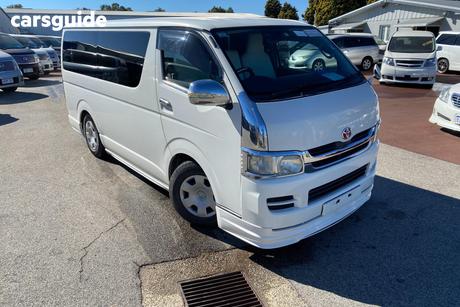 White 2010 Toyota HiAce Commercial CAMPERVAN AUTO
