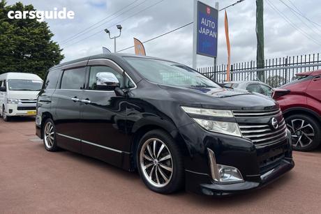 Black 2011 Nissan Elgrand SUV LUXURY 7 SEATER HWS PREMIUM 3.5L V6