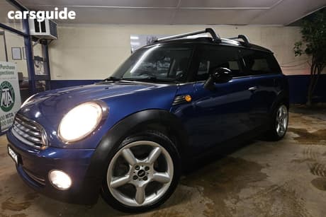 Blue 2008 Mini Clubman Wagon Cooper