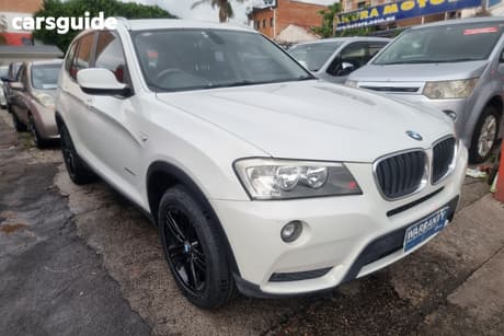 White 2011 BMW X3 Wagon Xdrive 20D
