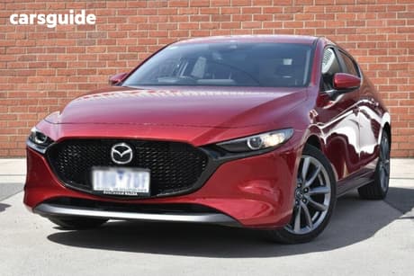 Red 2019 Mazda 3 Hatchback G20 Evolve