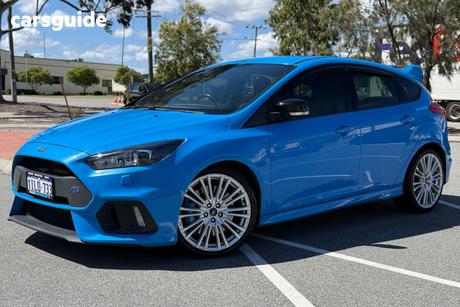 Blue 2017 Ford Focus Hatchback Rs