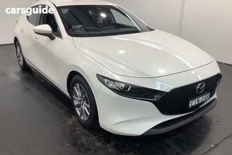 White 2019 Mazda 3 Hatchback G20 Pure
