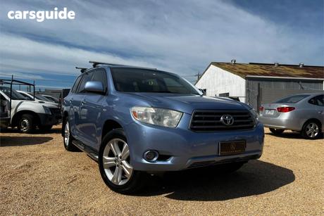 Blue 2009 Toyota Kluger Wagon Grande (4X4)