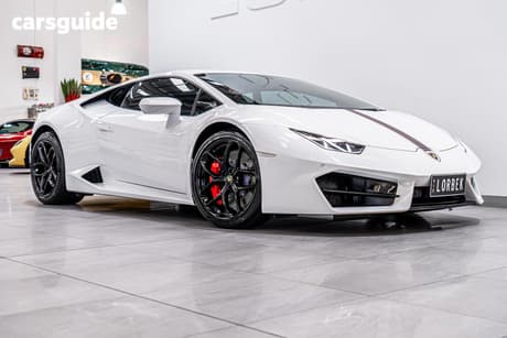 White 2017 Lamborghini Huracan Coupe LP 580-2 (RWD)