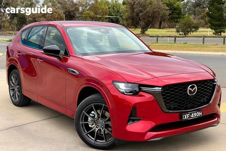 Red 2025 Mazda CX-60 Wagon D50E Gt Hybrid