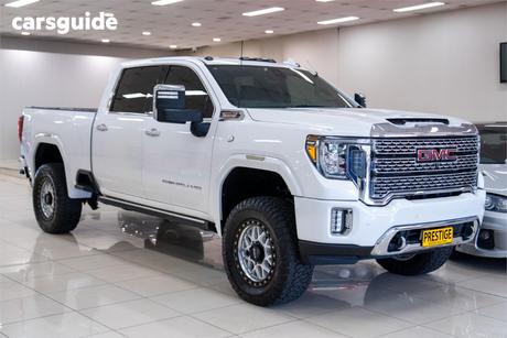 White 2021 Gmc Sierra Ute Tray 2500HD DENALI