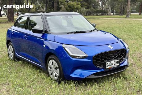 Blue 2025 Suzuki Swift Hatchback Hybrid