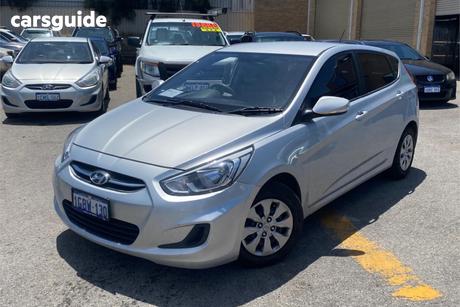 Silver 2016 Hyundai Accent Hatchback Active
