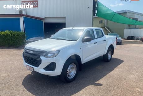 White 2024 Isuzu D-MAX Crew Cab Utility Sx (4X2) High-Ride