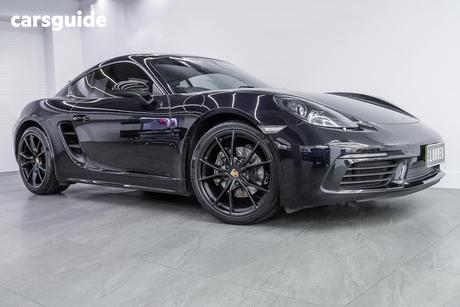 Black 2019 Porsche 718 Coupe Cayman