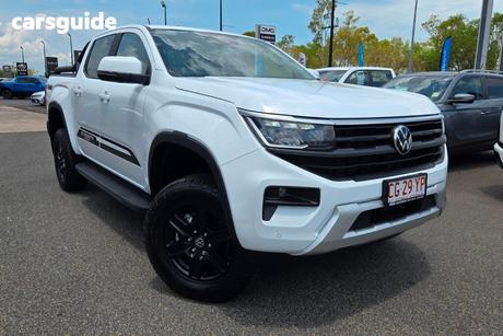 White 2025 Volkswagen Amarok Dual Cab Utility 10-Deserts Edt Tdi500 4Motion