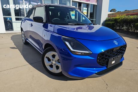 Black 2025 Suzuki Swift Hatchback Hybrid Plus